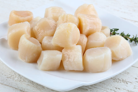 Sea Scallops, Dry U-10, 1lb.+